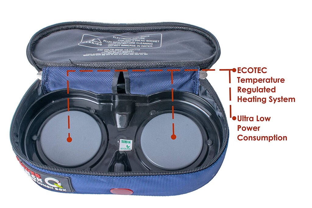Ecoline Power Lunch Q2 Electric Lunch Box Blue